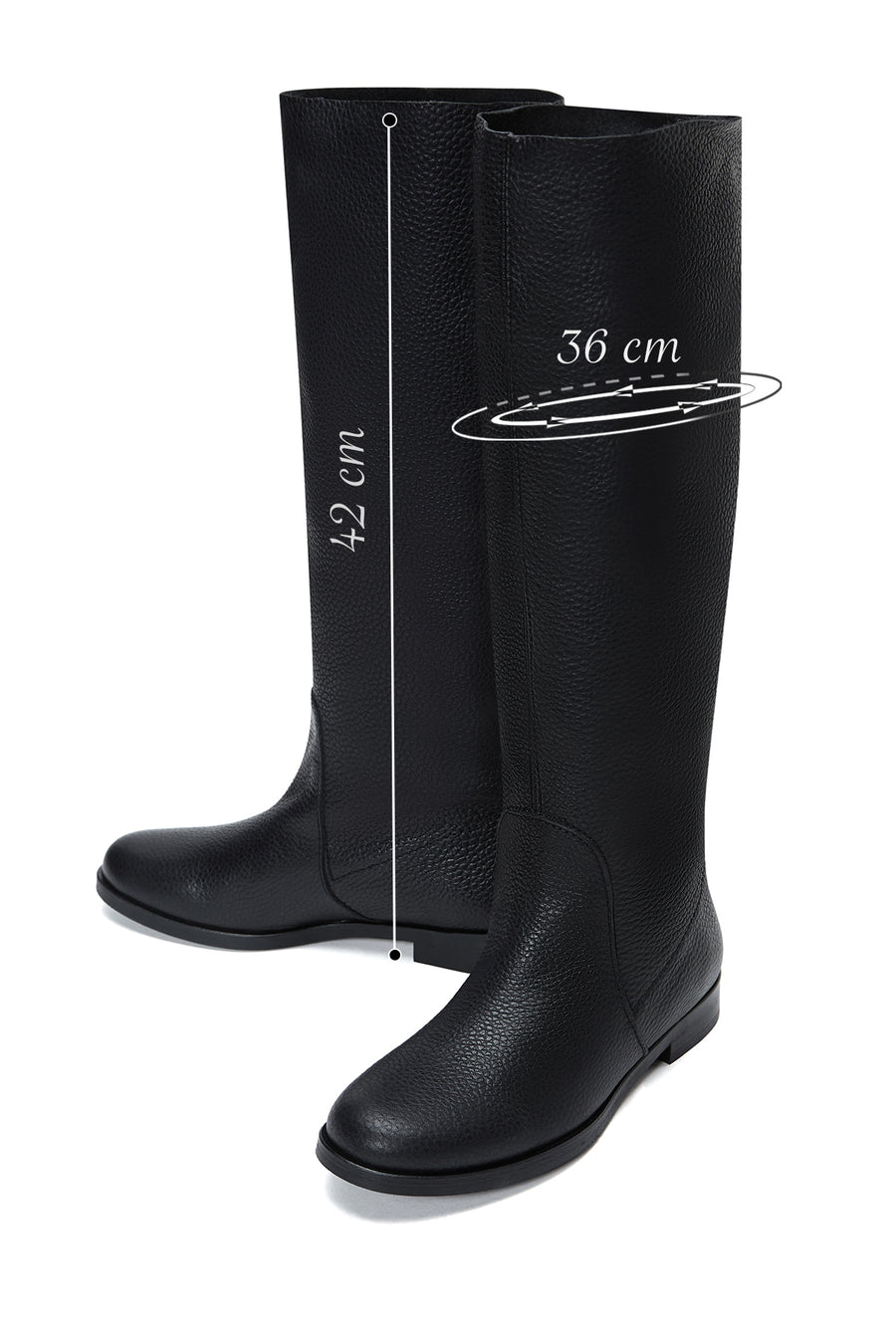Women's Black Classic Leather Boots