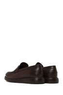 Erkek Kahverengi Deri Casual Loafer | Derimod