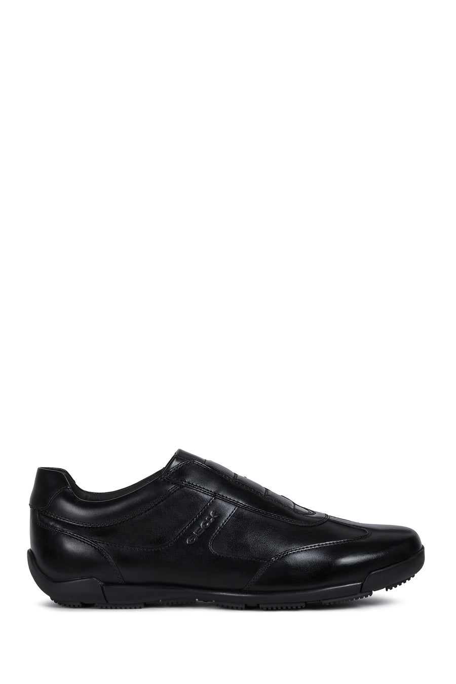 Geox Men's Black U Edgeware B Leather Sneakers U023BB043BCC9999 | Derimod