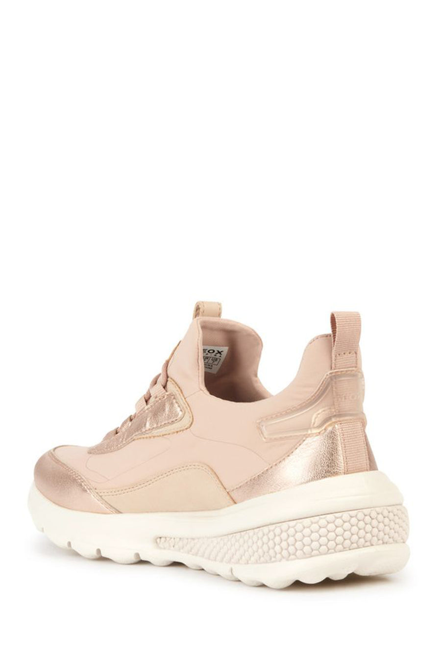 Geox Kadın Pembe Spherica Actif Bağcıklı Deri Sneaker