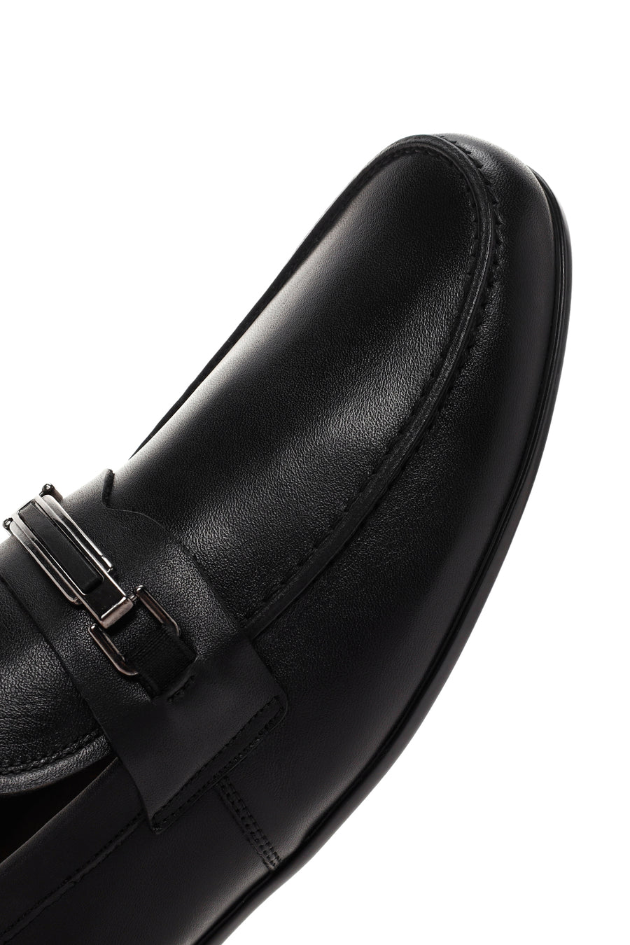 Men's Black Leather Classic Loafer