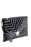 Women's Patent Leather Star Detailed Portfolio | Derimod