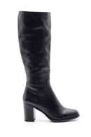 Women's Leather Heeled Boots | Derimod