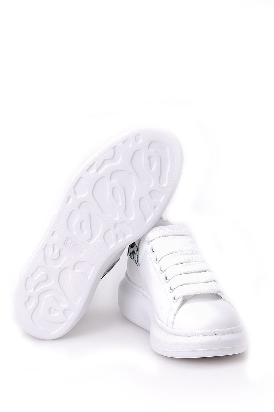Kadın Leopar Detaylı Sneaker
