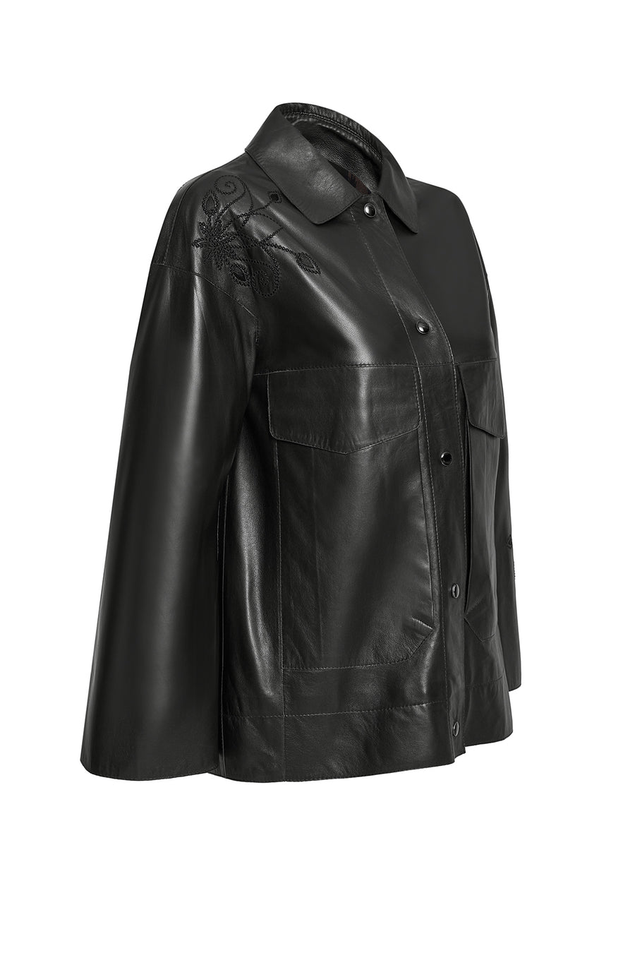 Jennifer Women's Black Leather Jacket