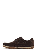 Men's Brown Lace-Up Nubuck Leather Casual Shoes | Derimod