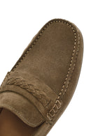 Derimod Fly Men's Mink Suede Leather Casual Loafer | Derimod