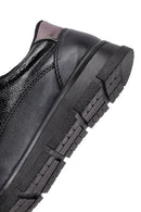 Woman Black Lace-Up Sneakers | Derimod