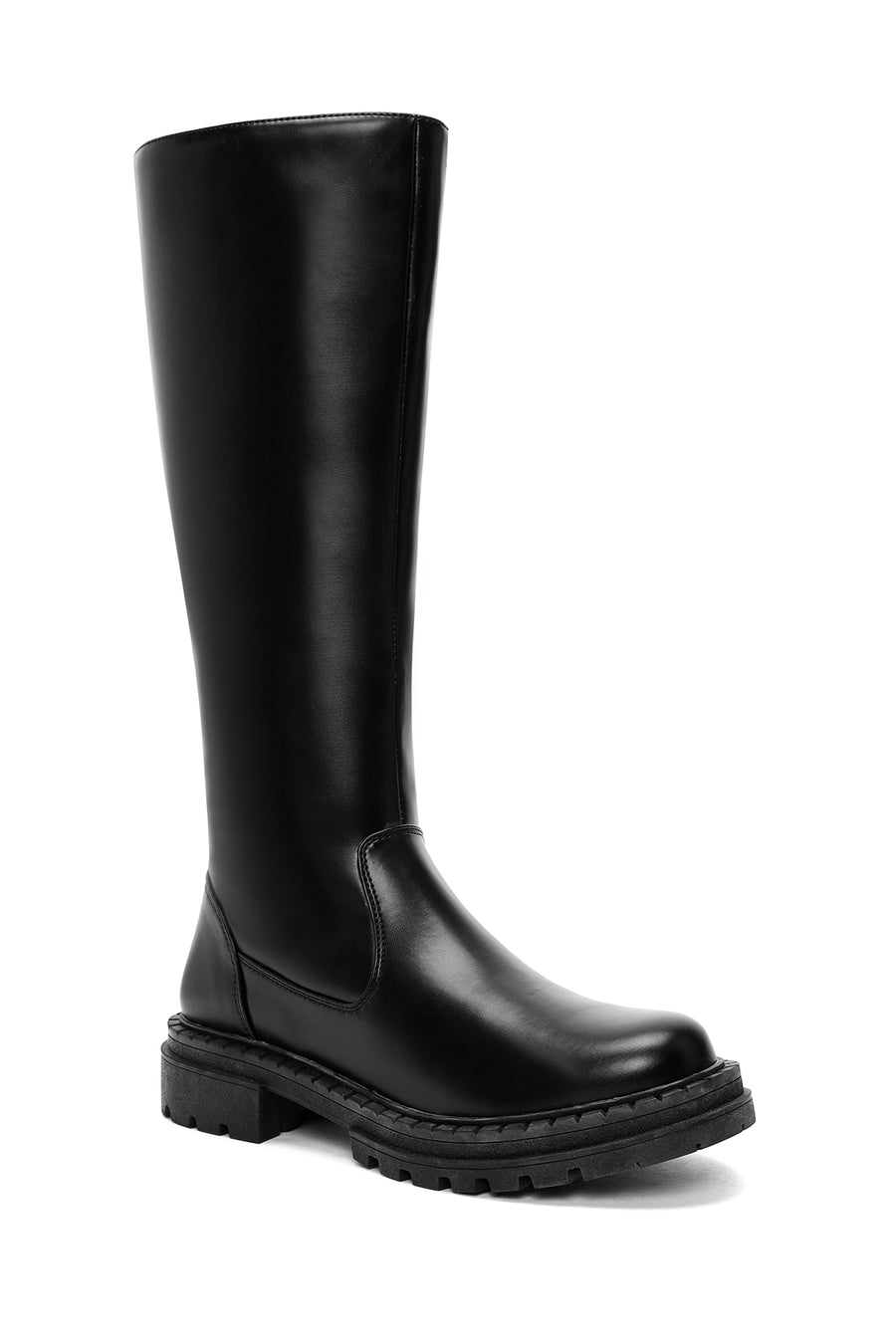 Women's Black Zippered Boots