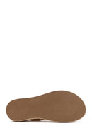 Women's Brown Leather Sandals | Derimod