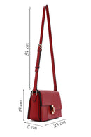 Women's Burgundy Long Strap Crossbody Bag | Derimod