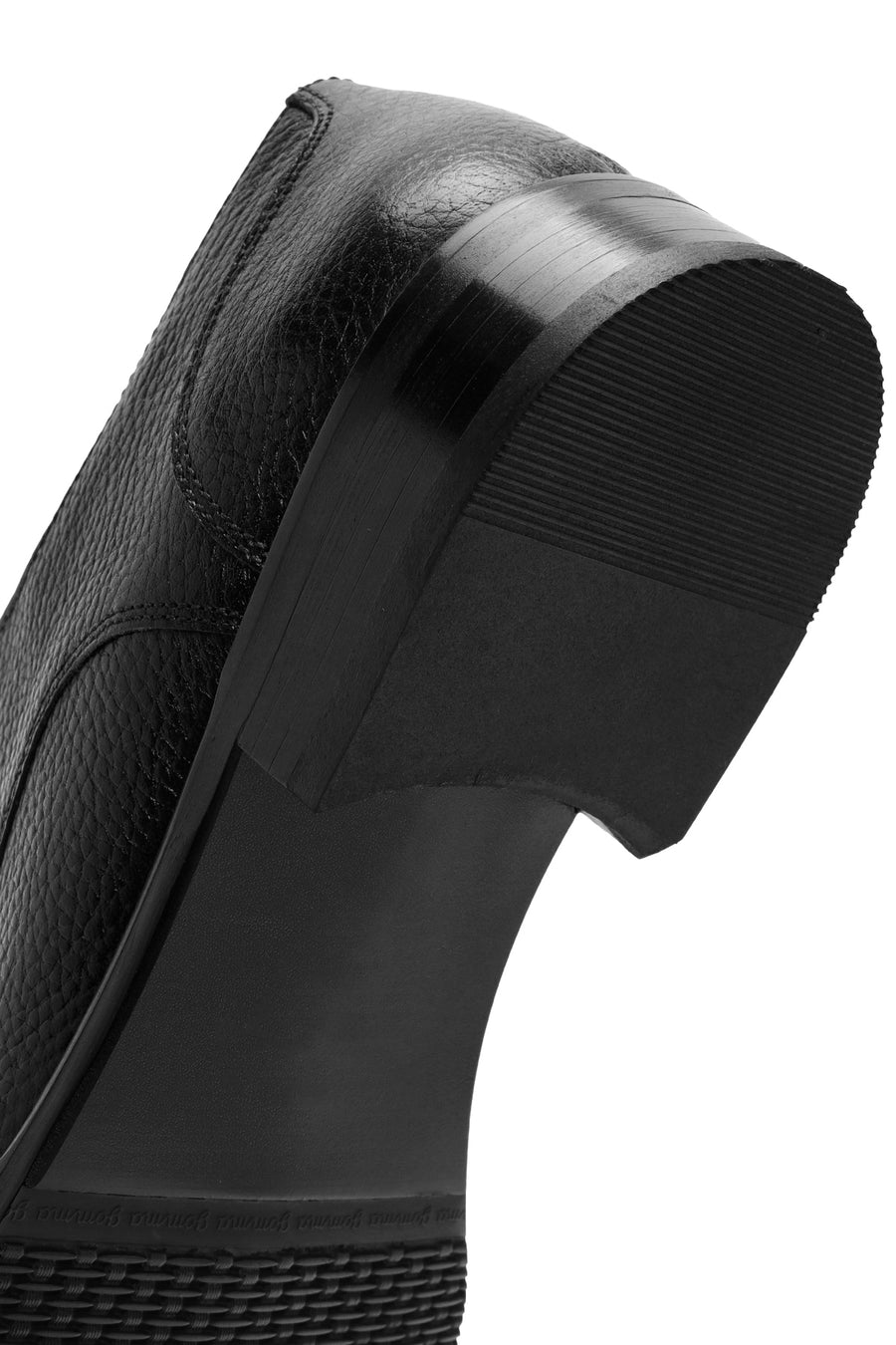Men's Black Laced Leather Classic Shoes