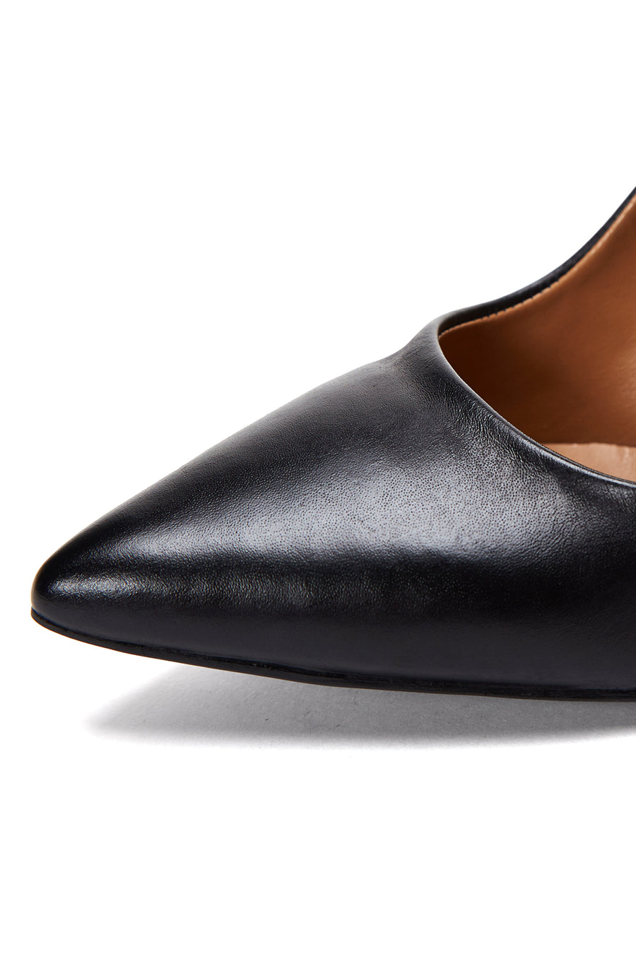 Kadın Siyah Deri Stiletto