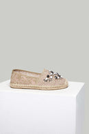 Stoned Beige Women's Espadrille | Derimod