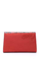 Women's Snakeskin Detailed Clutch Bag | Derimod