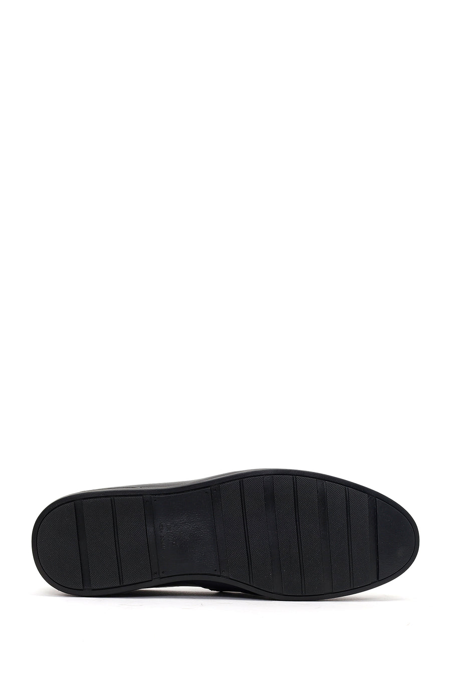 Men's Black Leather Casual Loafer