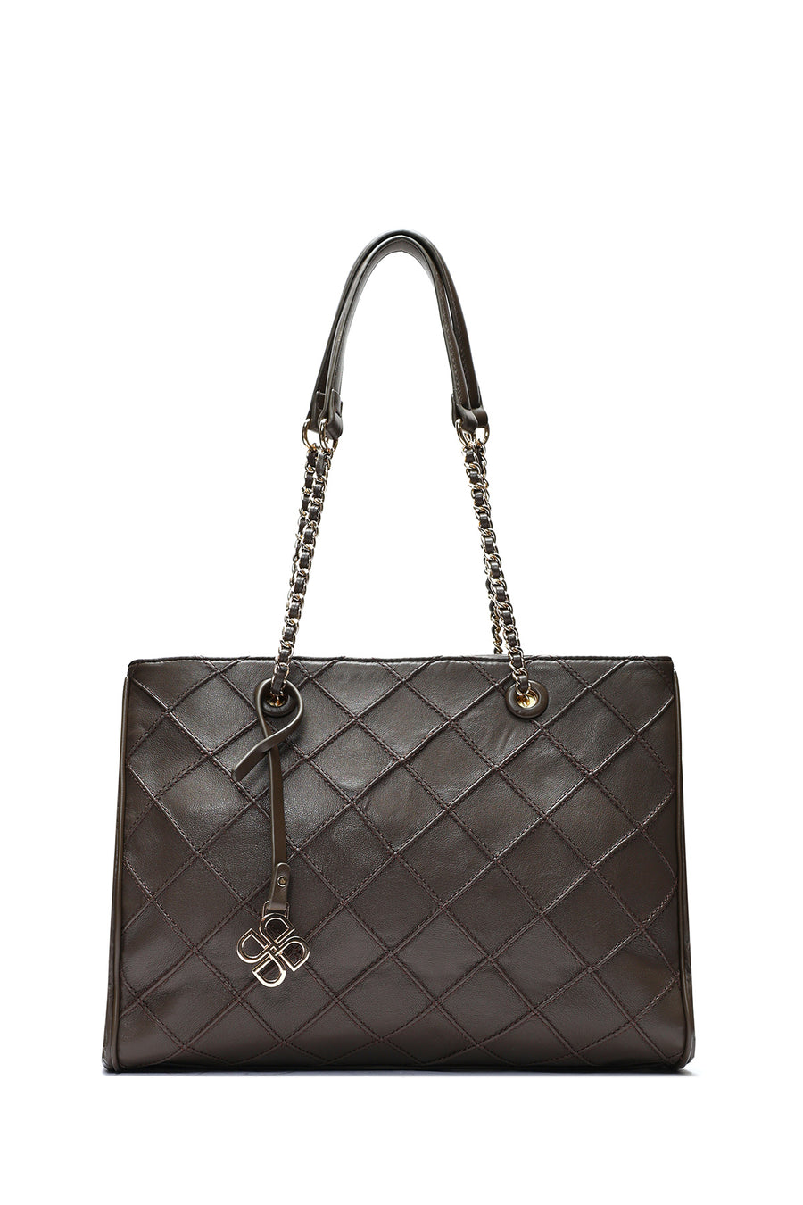 Women's Brown Long Strap Printed Shoulder Bag