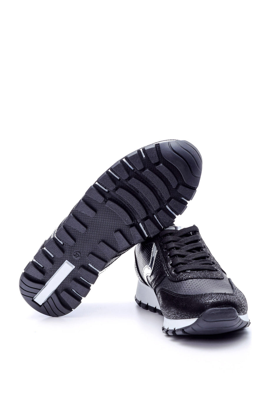 Kadın Gümüş Detaylı Sneaker