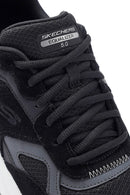 Skechers Men's Black Equalizer Lace-Up Chunky Sole Sneakers | Derimod