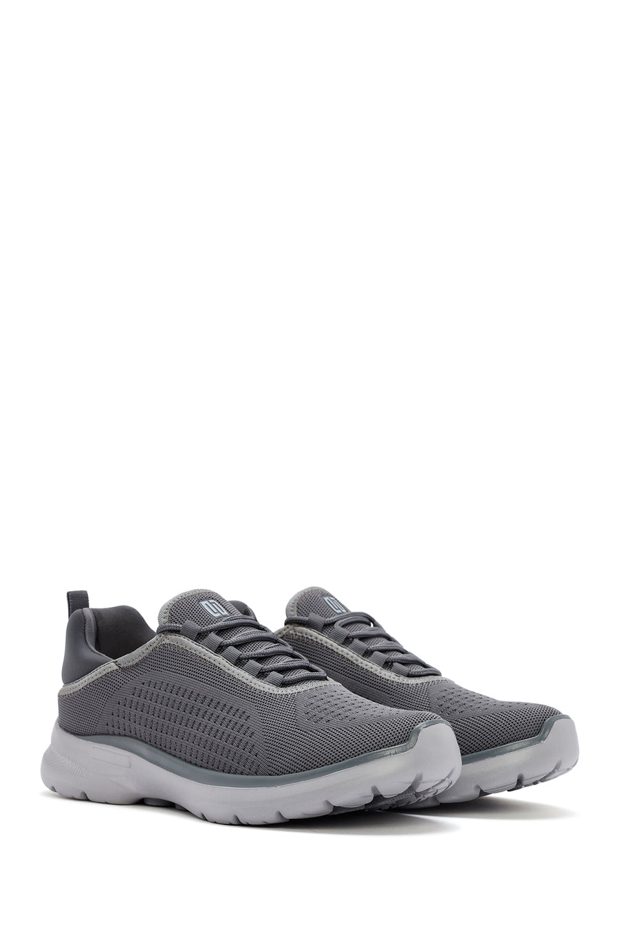 Derimod Zero Men's Gray Lace-Up Thick Soled Sneaker
