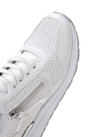 Women's White Printed Thick Soled Sneaker | Derimod