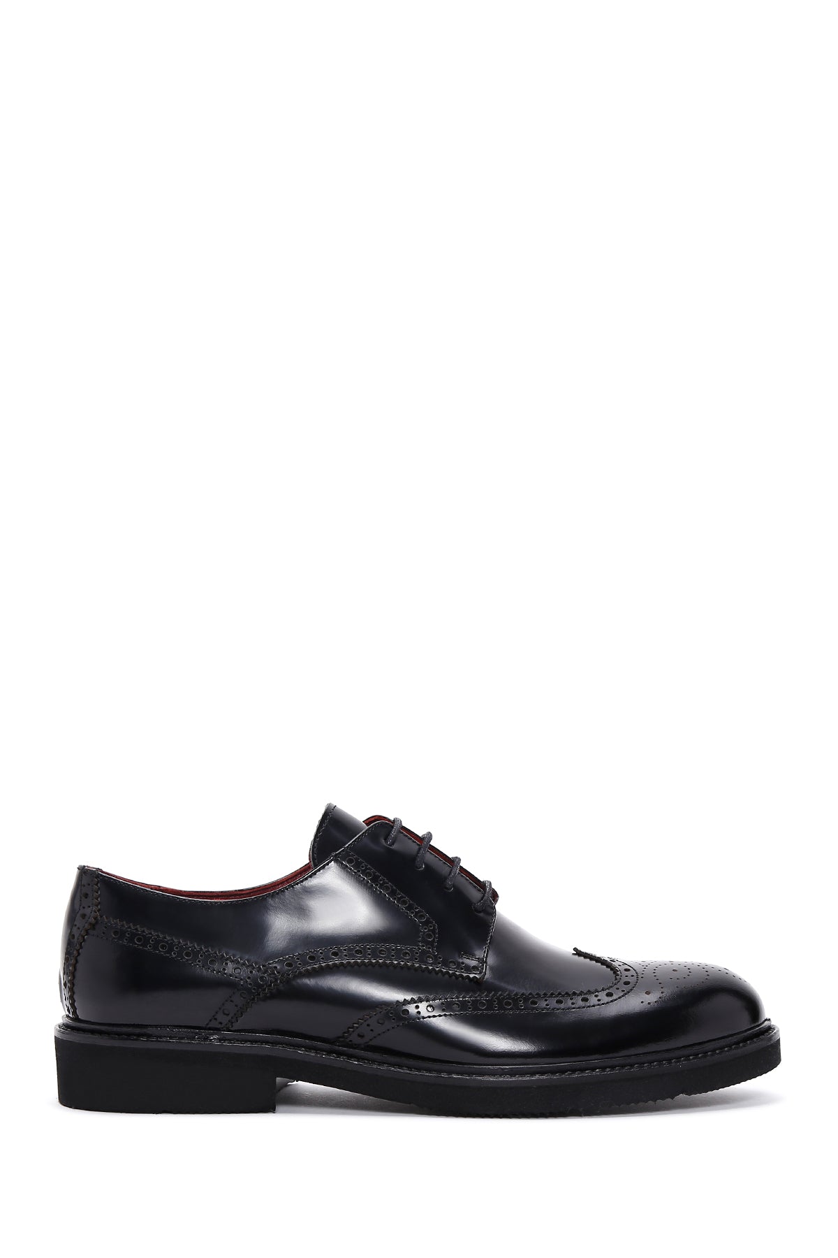 Men's Black Patent Leather Classic Shoes 23SFD602622 | Derimod