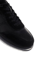 Men's Black Leather Sneaker | Derimod