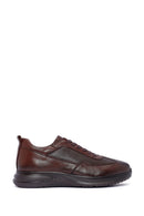 Men's Brown Leather Casual Sneaker | Derimod