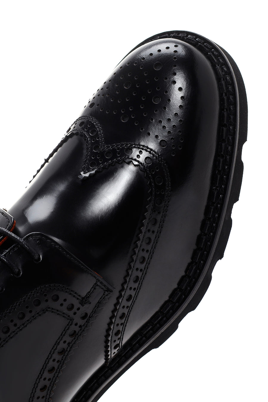 Men's Black Leather Casual Shoes