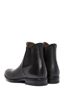 Men's Black Leather Chelsea Boots | Derimod