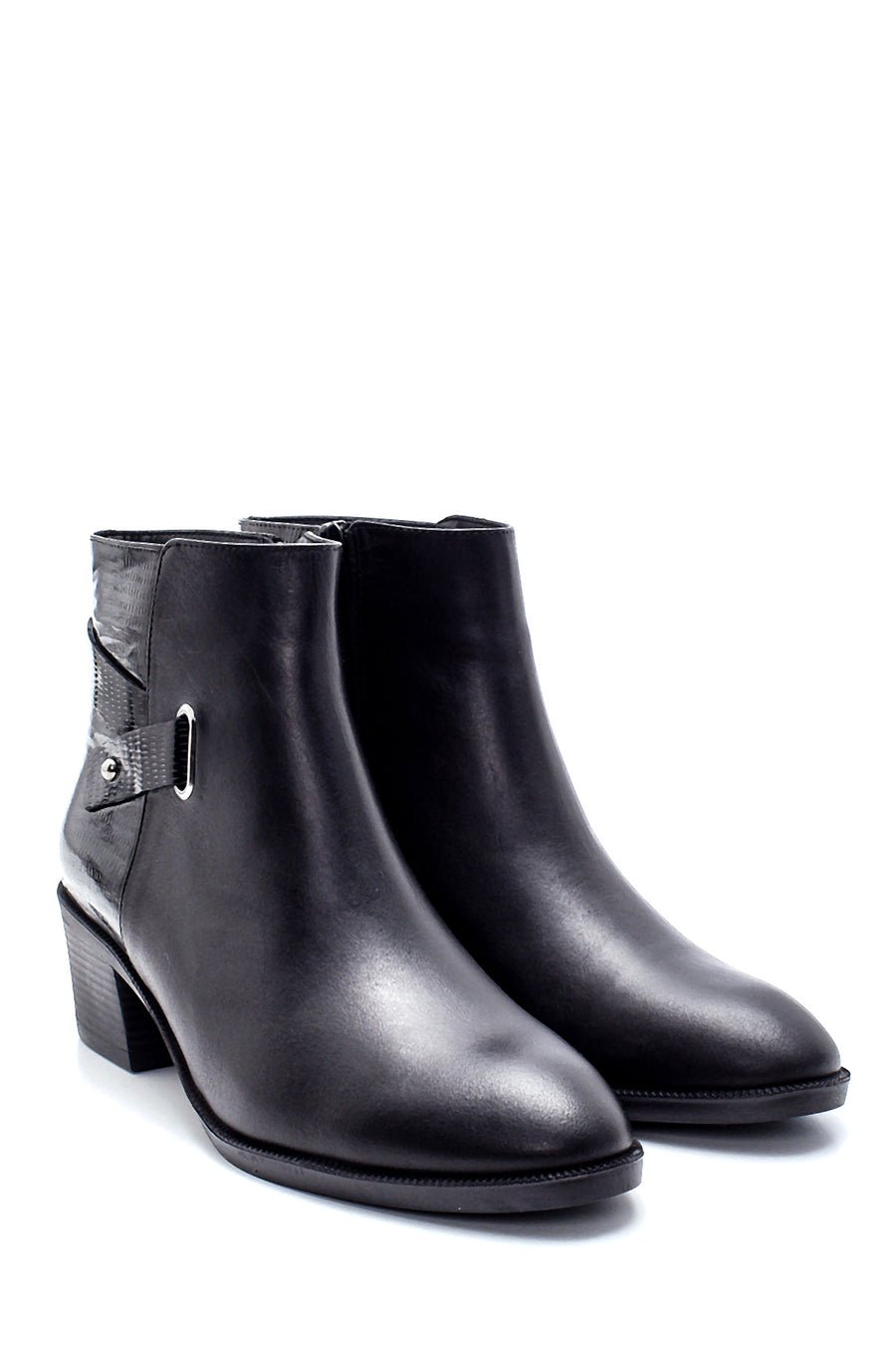 Women's Leather Heeled Boots