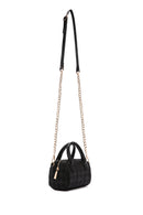 Women's Black Long Strap Printed Crossbody Bag | Derimod