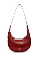 Women's Red Crocodile Handbag | Derimod