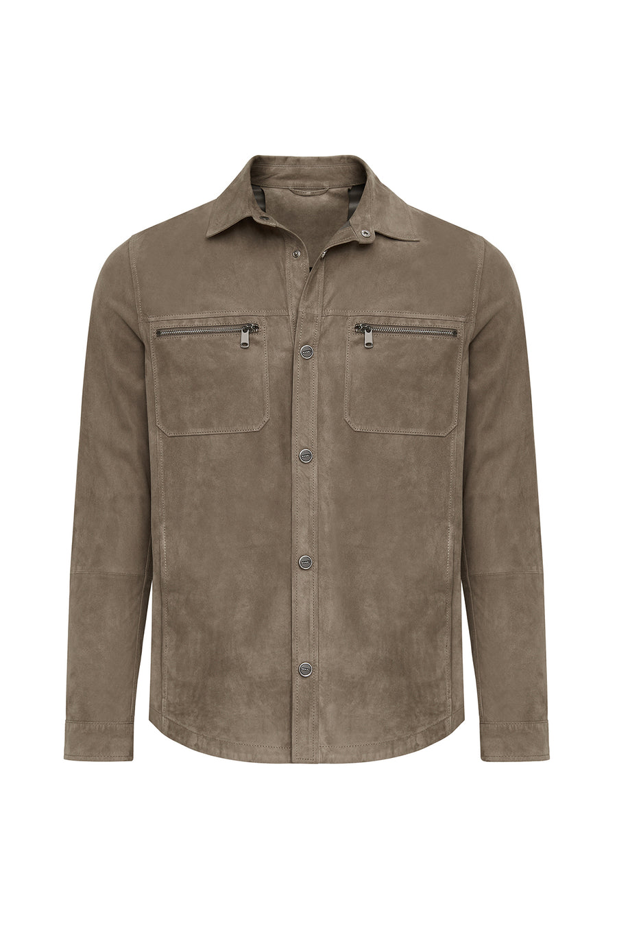 Kroos Men's Mink Suede Leather Jacket