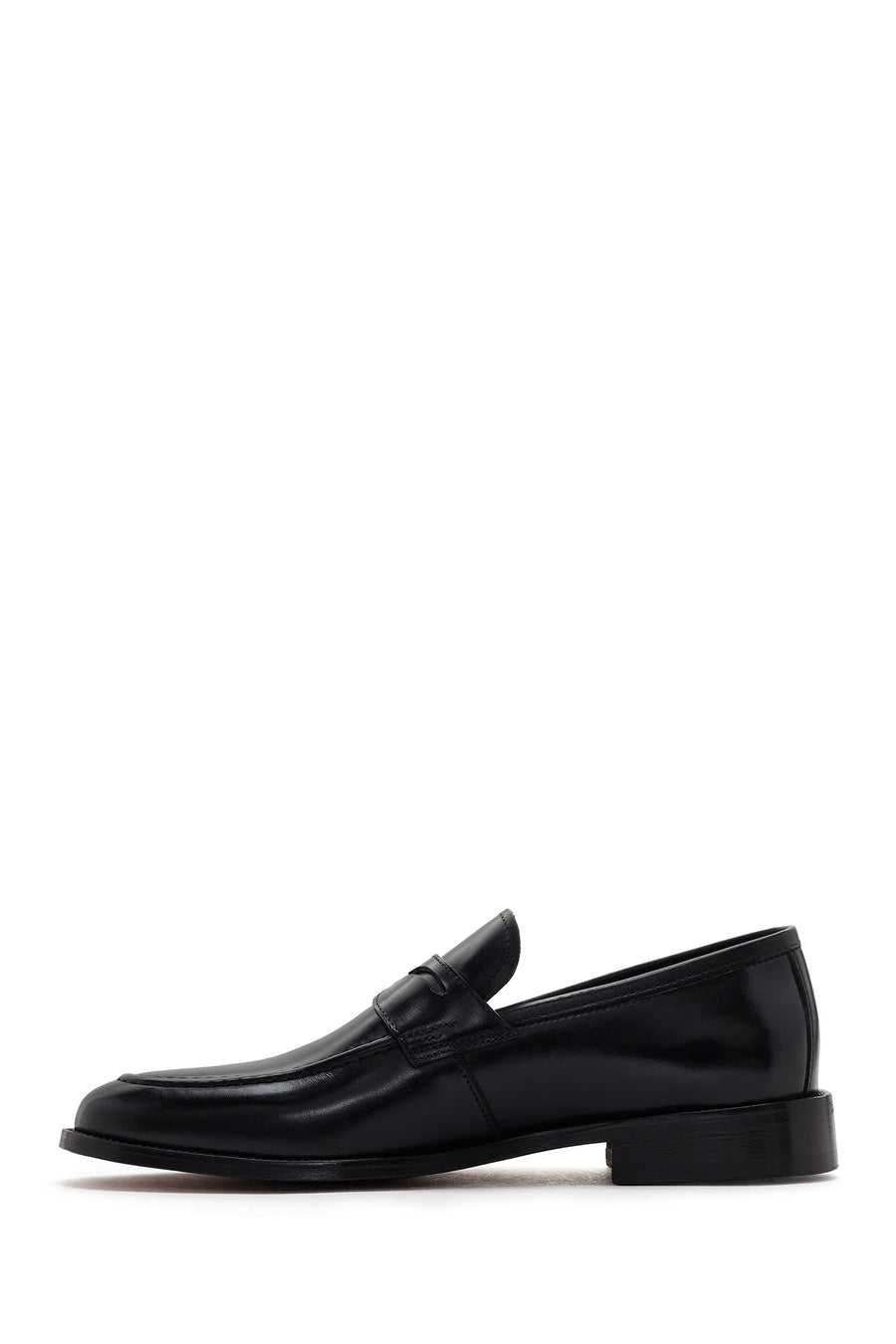 Men's Black Leather Classic Loafer