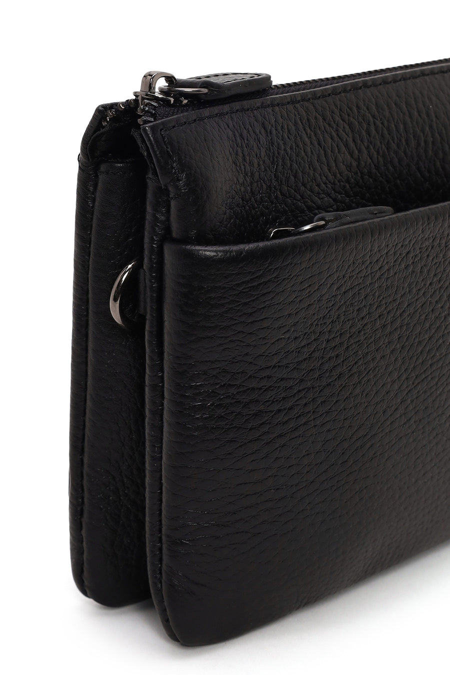 Male Black Leather Handbag