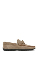 Erkek Bej Süet Deri Casual Loafer | Derimod