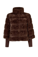 Dolomiti Woman Brown Short Teddy Coats | Derimod