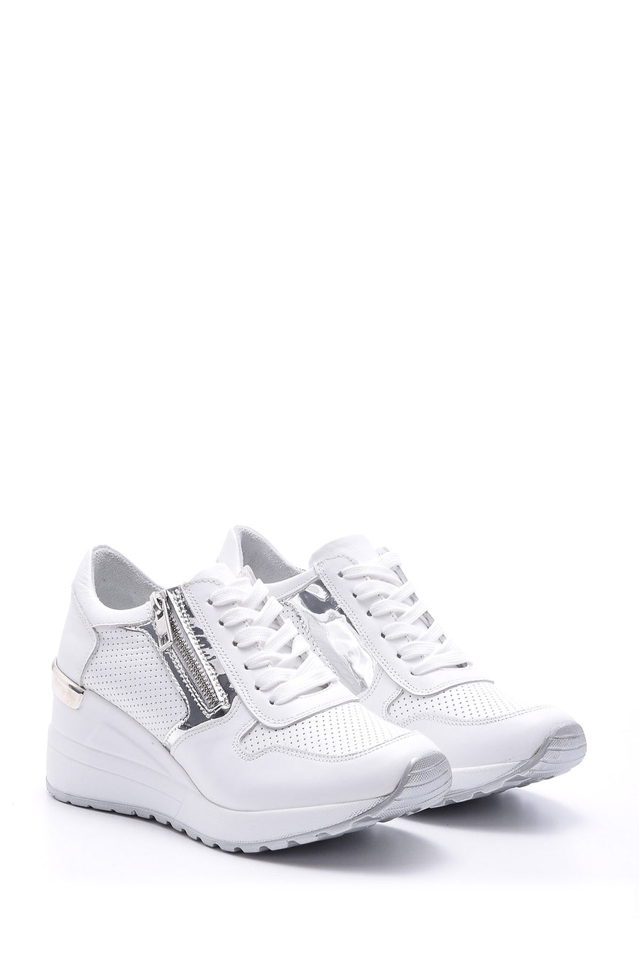 Kadın Fermuar Detaylı Sneaker