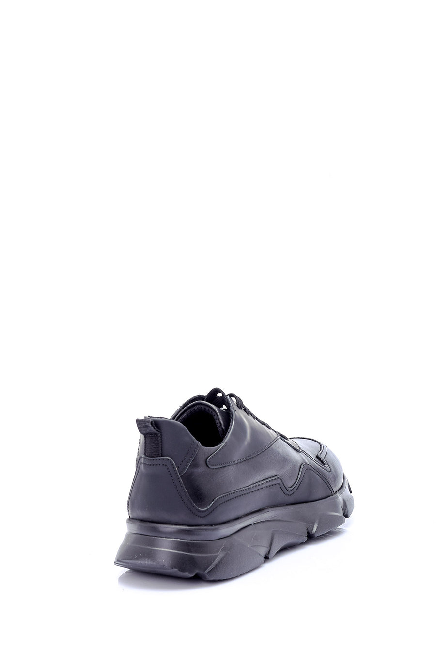 Men's Leather High-Sole Sneaker
