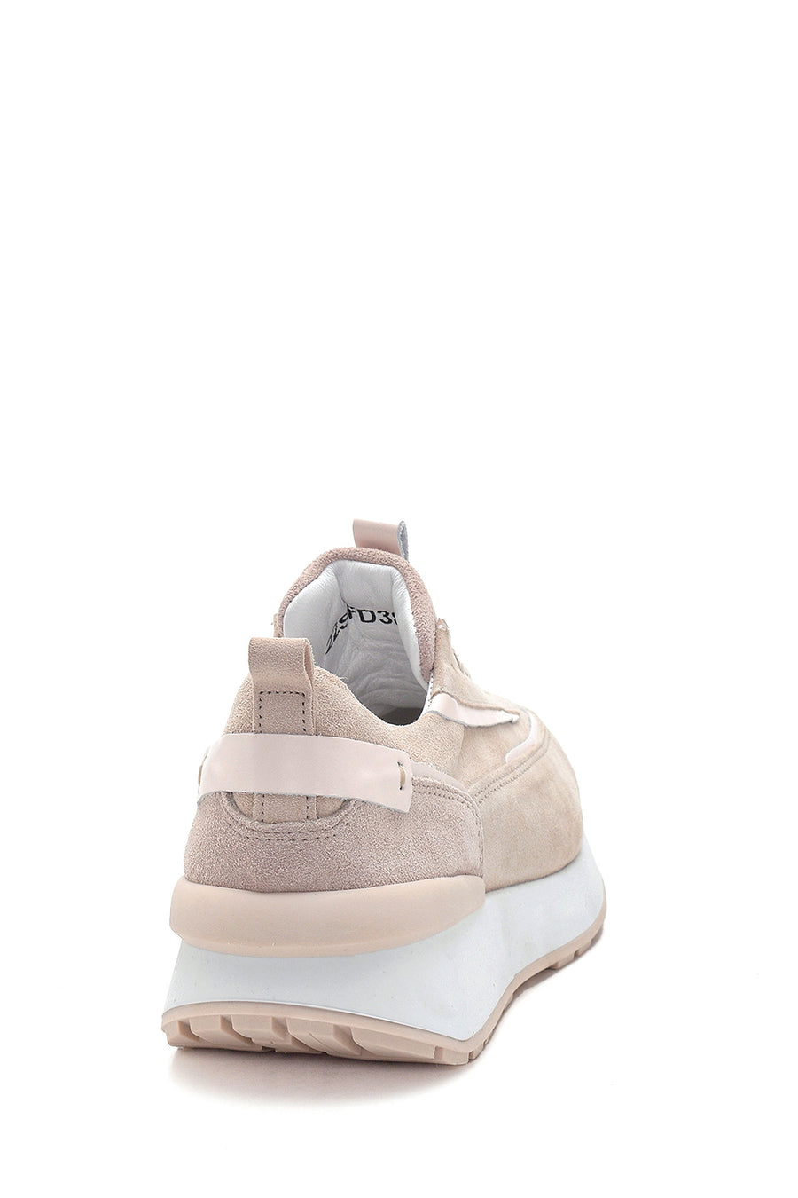 Women's Leather Suede High Sole Sneaker