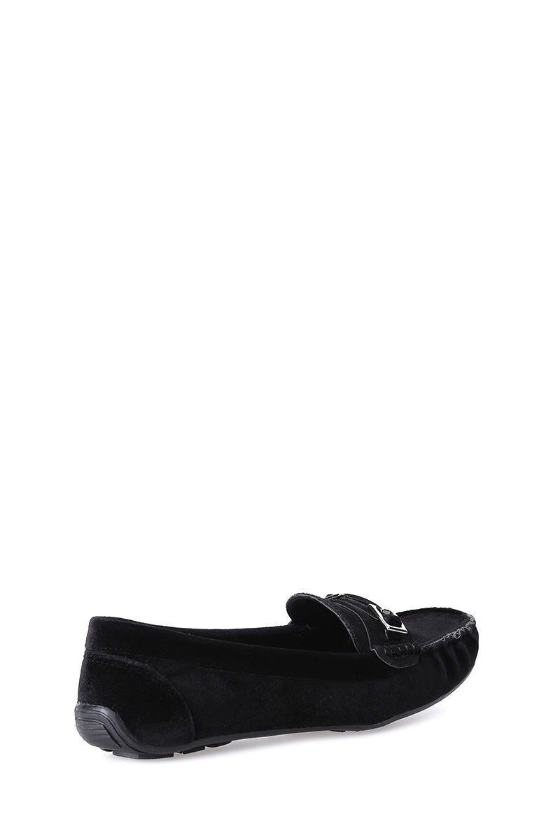 Tokalı Kadın Süet Loafer