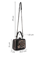 Women's Black Long Strap Stone Bag | Derimod