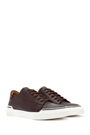 Men's Brown Lace-Up Leather Sneaker | Derimod