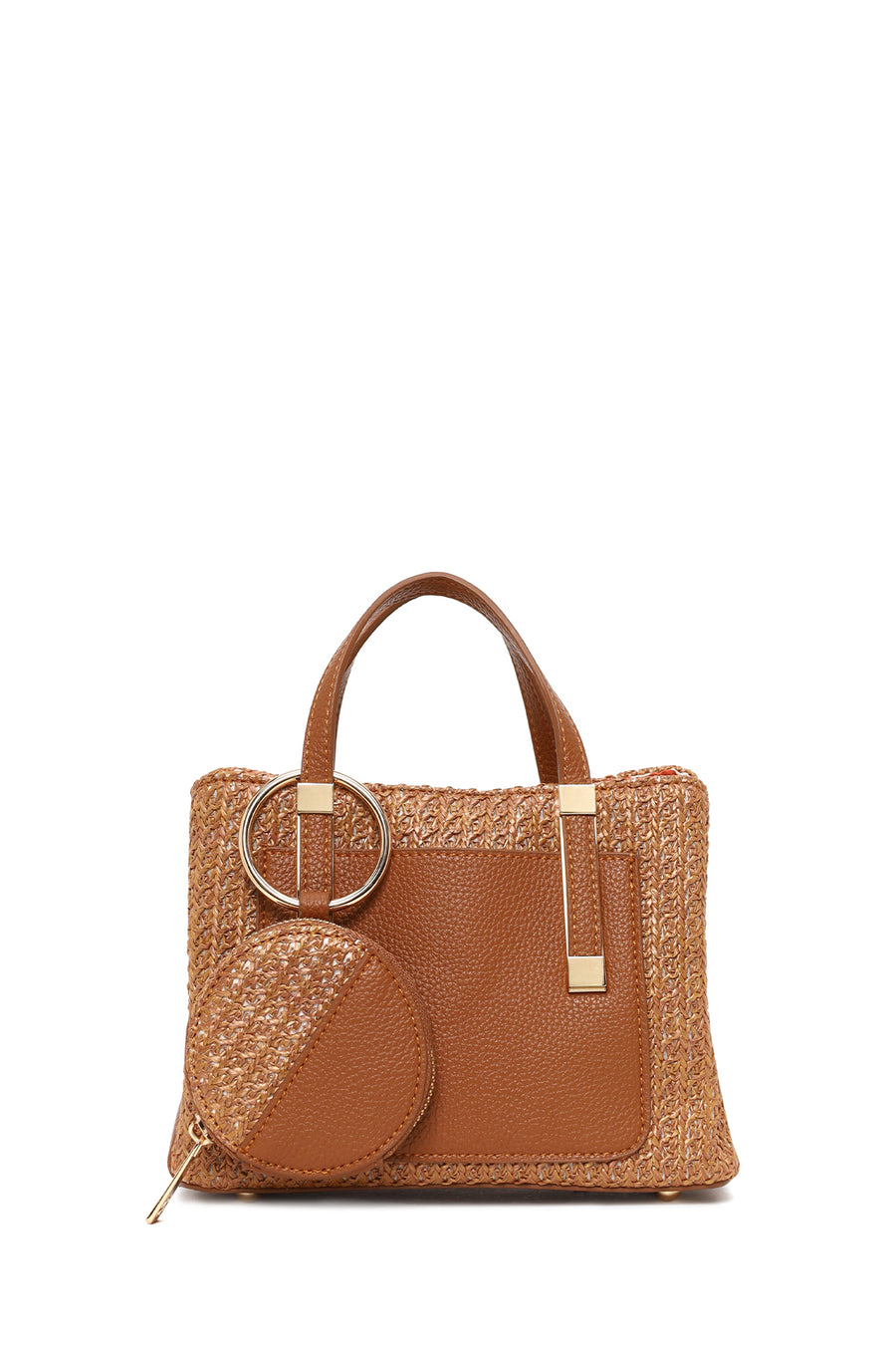Woman Brown Long-Strap Mini Shoulder Bag