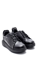 Women's Leather Metal Detailed Sneaker | Derimod