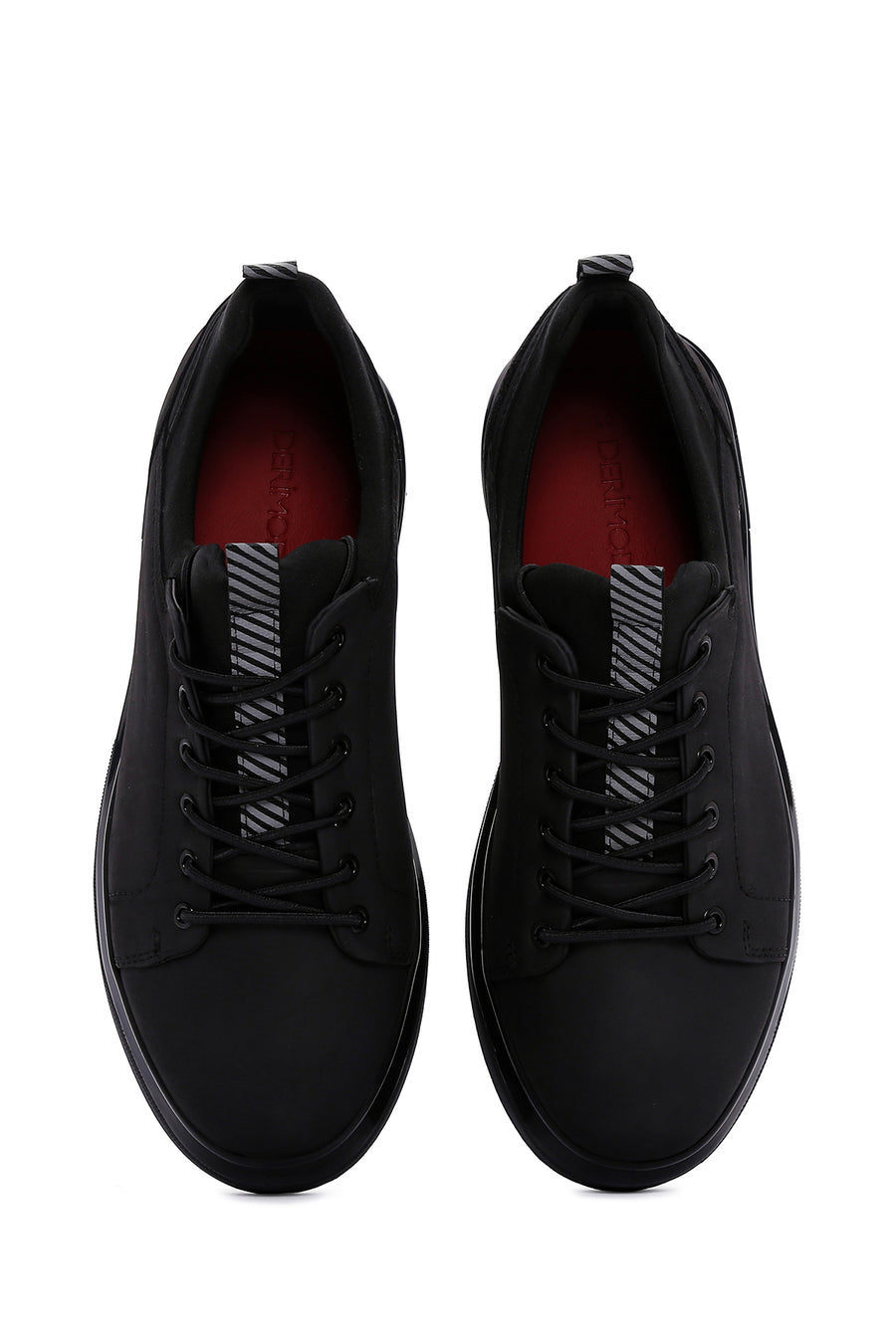 Men's Black Nubuck Leather Sneaker
