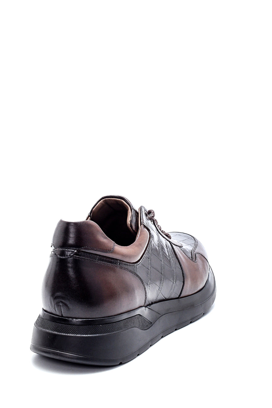 Men's Leather Crocodile Patterned Sneaker