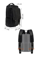 Unisex Black Backpack | Derimod