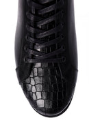 Crocodile Detailed Men's Sneaker | Derimod